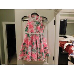 Lily Pulitzer Big Girls Idala Mult-Color Idala Fit & Flare Dress-12
